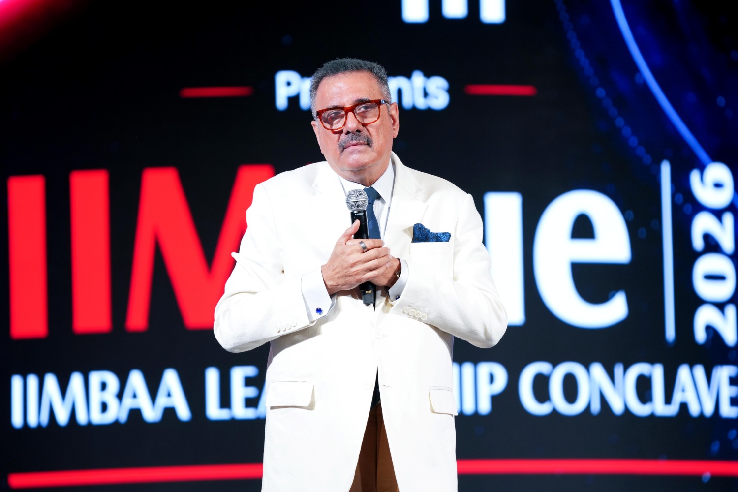 Boman Irani, Actor, Producer, Director and Storyteller, shares personal anecdotes and life lessons on resilience, reinvention and pursuing one's passion during his featured address at IIMBue 2026.