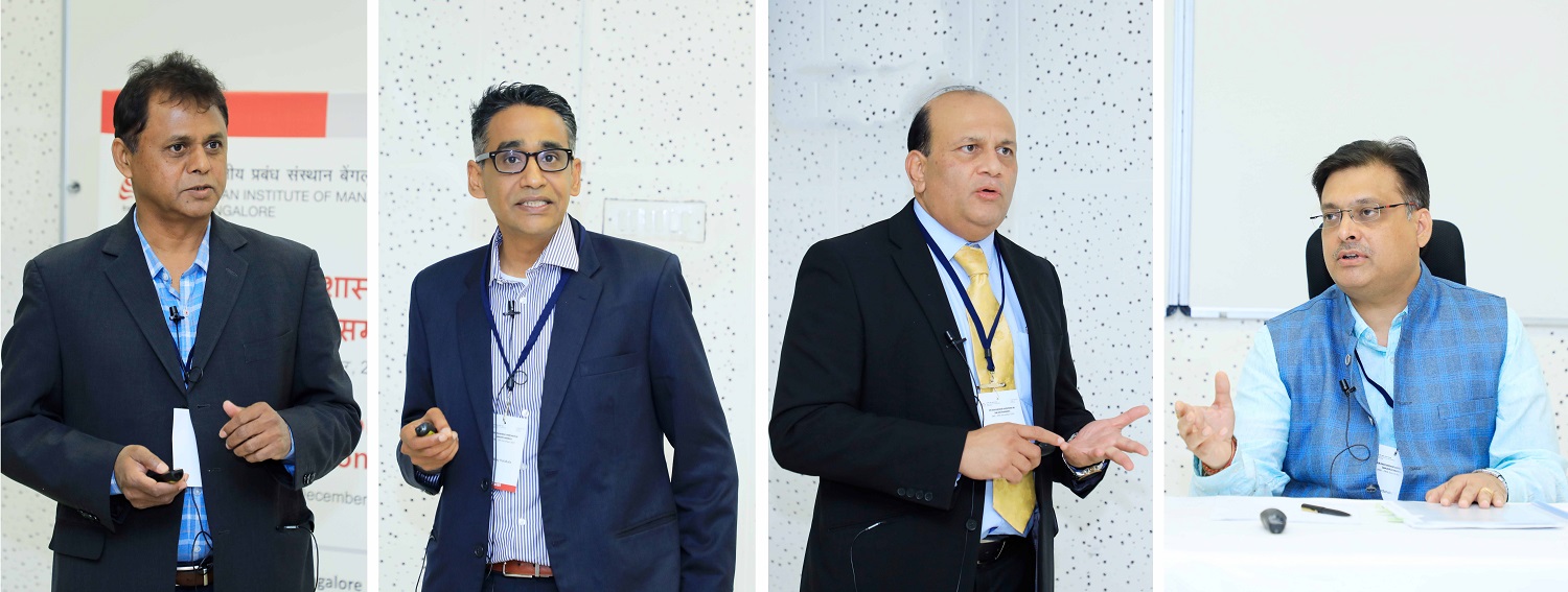 (L-R) Prof. Panta Murali Prasad, IIT Kanpur; Vijay Kalakala, Mercedes-Benz Research and Development India, Bangalore; Dr. Satish Kale, Dr. R.N. Cooper Hospital and HBT Medical College, Mumbai and Samdarshi Tiwari, Former Advocate-General, Madhya Pradesh, at the panel discussion and presentation on 'Causes and Solution of Road Crashes in India: The Role of Industry and Institutions'.