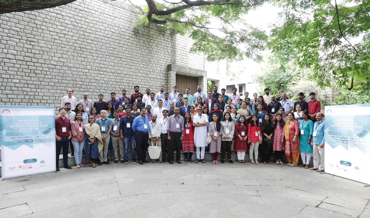 A snapshot of conference organizers and participants.