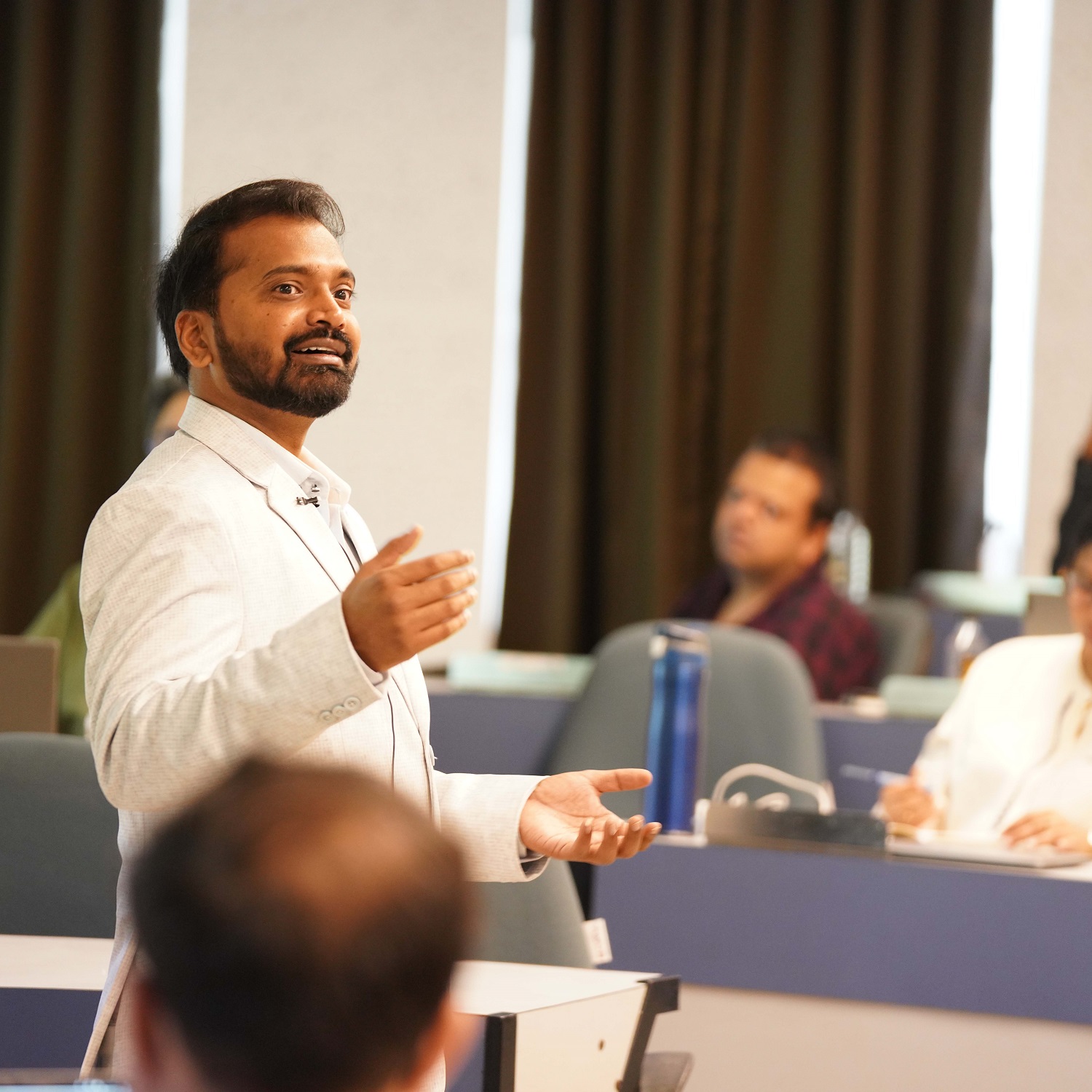 Participants engaged during the AI Digital Marketing workshop conducted by team Aylence.