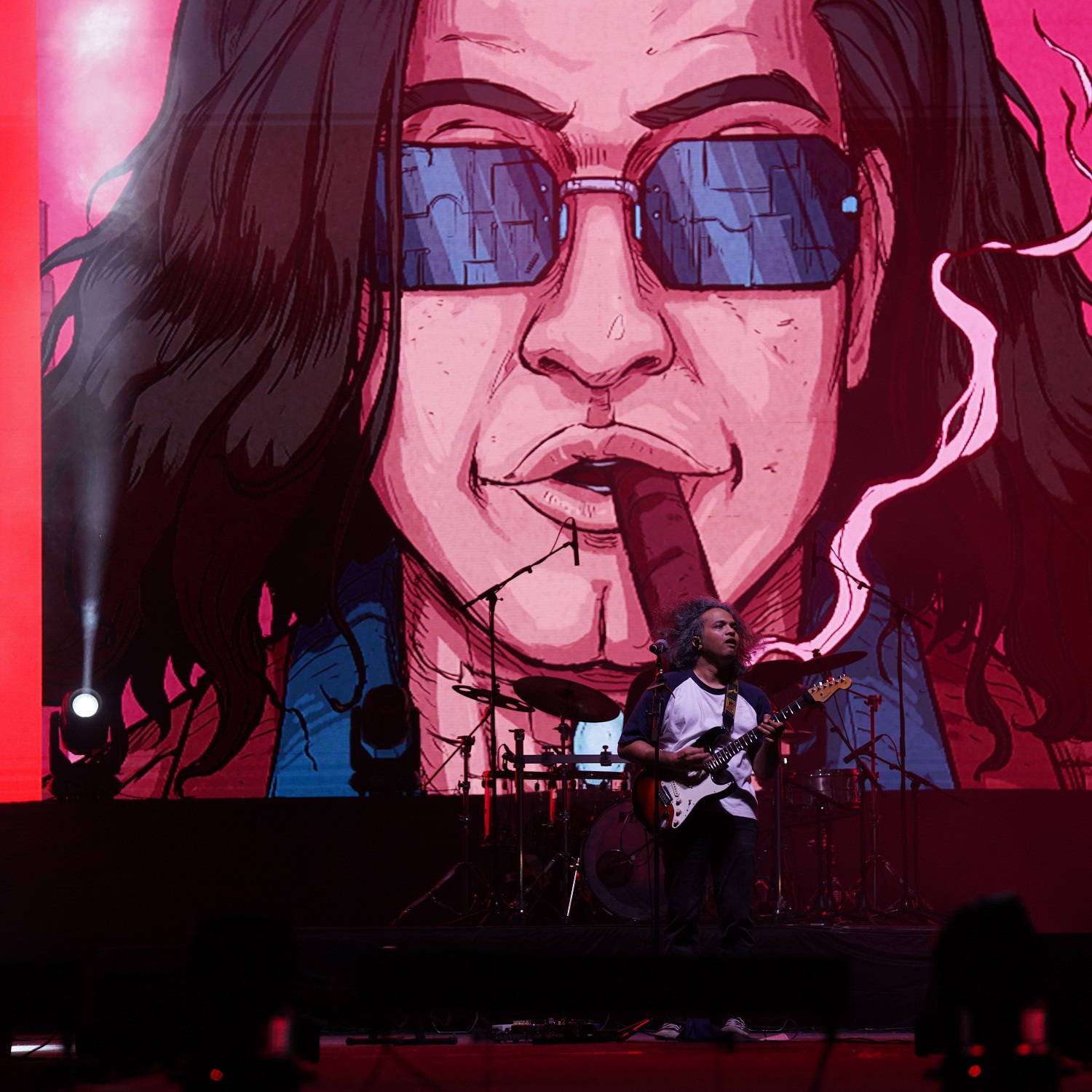Raman Negi at the pro-show delivered a live musical performance marked by lyrical intensity.