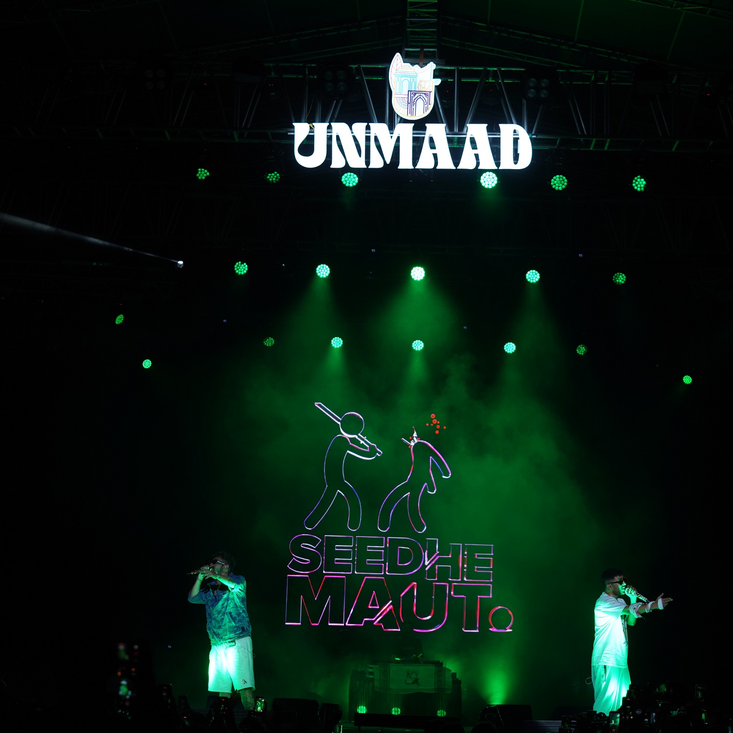 Seedhe Maut presented a high-energy live performance that brought a resonant close to Unmaad 2026, an annual cultural festival.