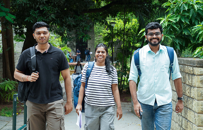 IIMB student at campus