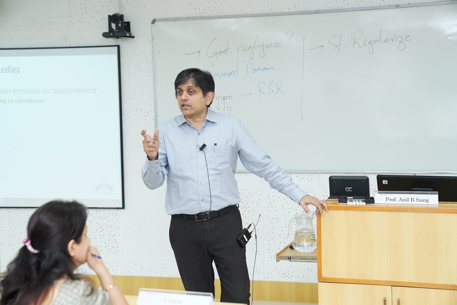 Prof. Anil Suraj, Chairperson, NSR Pre-doc, delivering a session on ‘Legal Perspectives for Educational Institutions’.