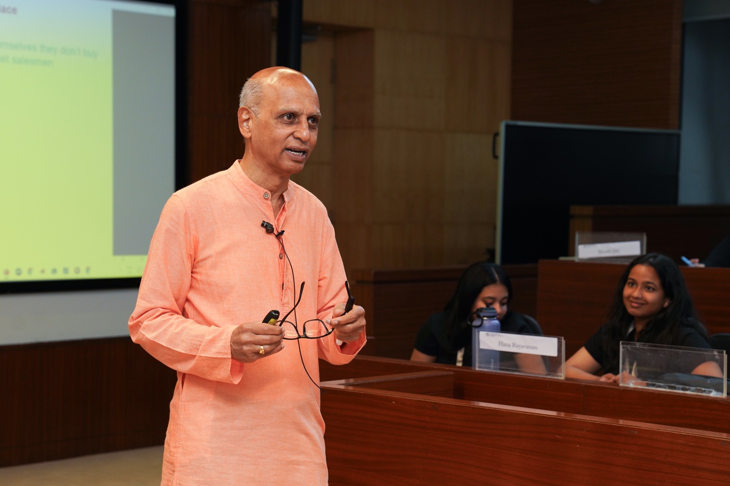 Prof. Rishikesha T KrishnaProf. YLR Moorthi, Marketing area, delivers a keynote on branding, marketing and consumer behaviour.n, Director of IIM Bangalore, welcomes speakers and participants to Drishti 2024, sharing insights and stories around the theme ‘Insights to Impact: Shaping Business Strategies for Tomorrow.’