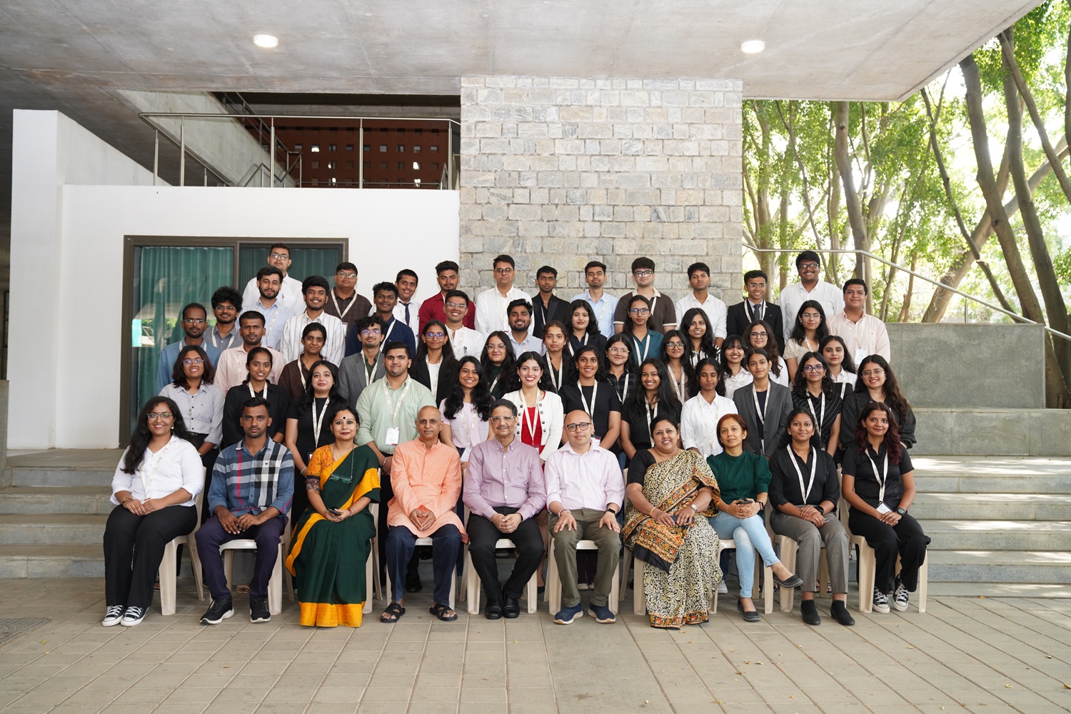 A snapshot of the participants, alongside senior IIMB faculty members, at the Foundations of Management programme, organized by the Centre for Teaching & Learning (CTL) from 27 April to 1 May 2026.