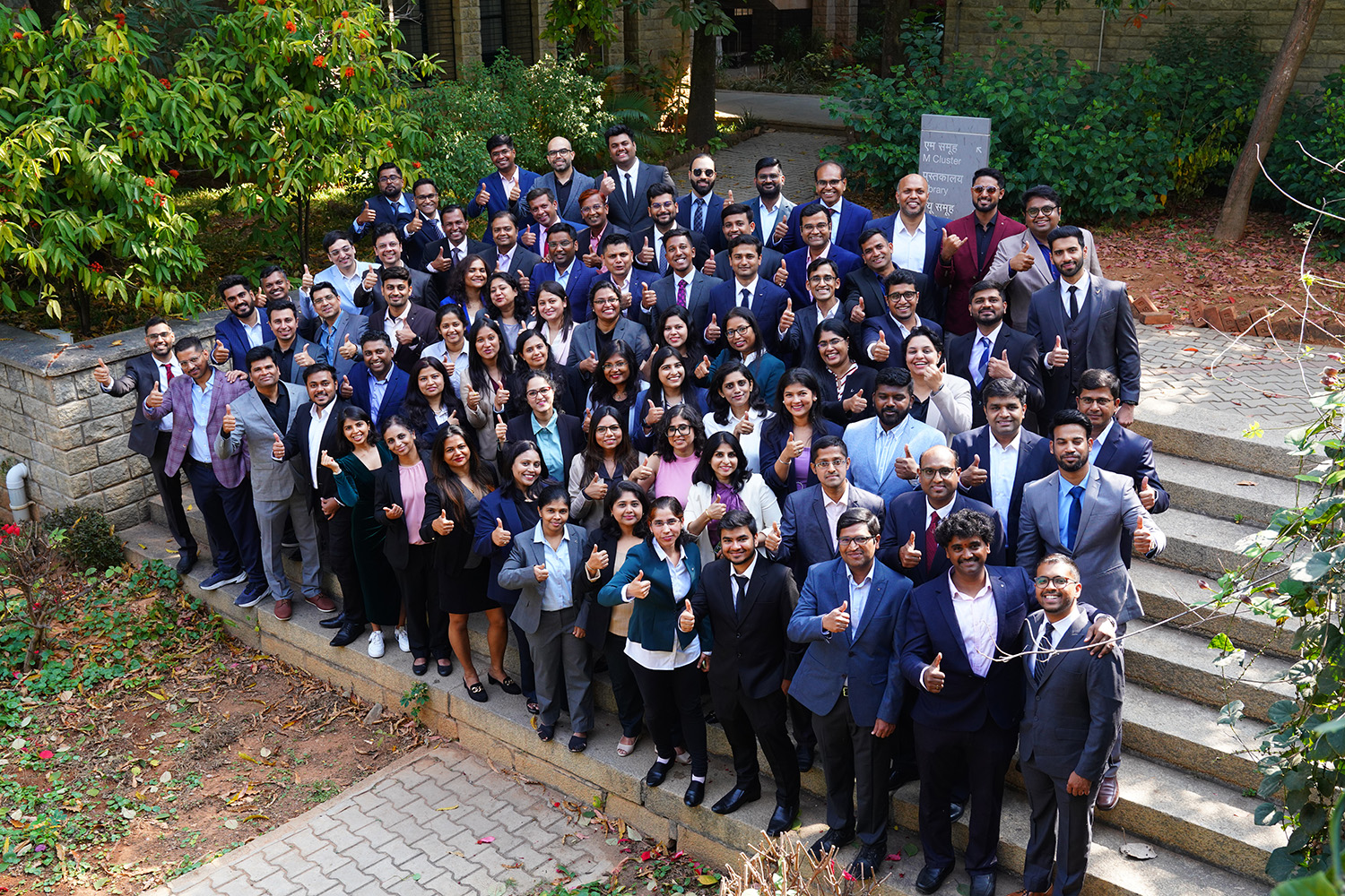 PGPEM students at IIM Bangalore
