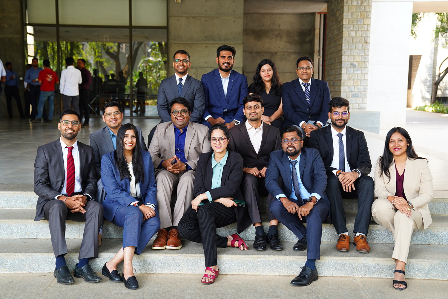 PGPEM students at IIM Bangalore