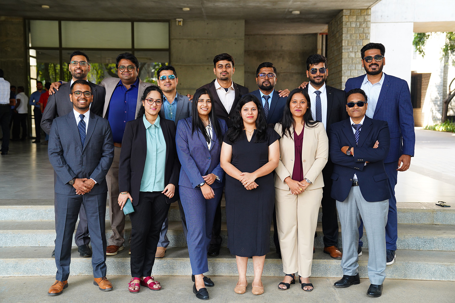 PGPEM students at IIM Bangalore