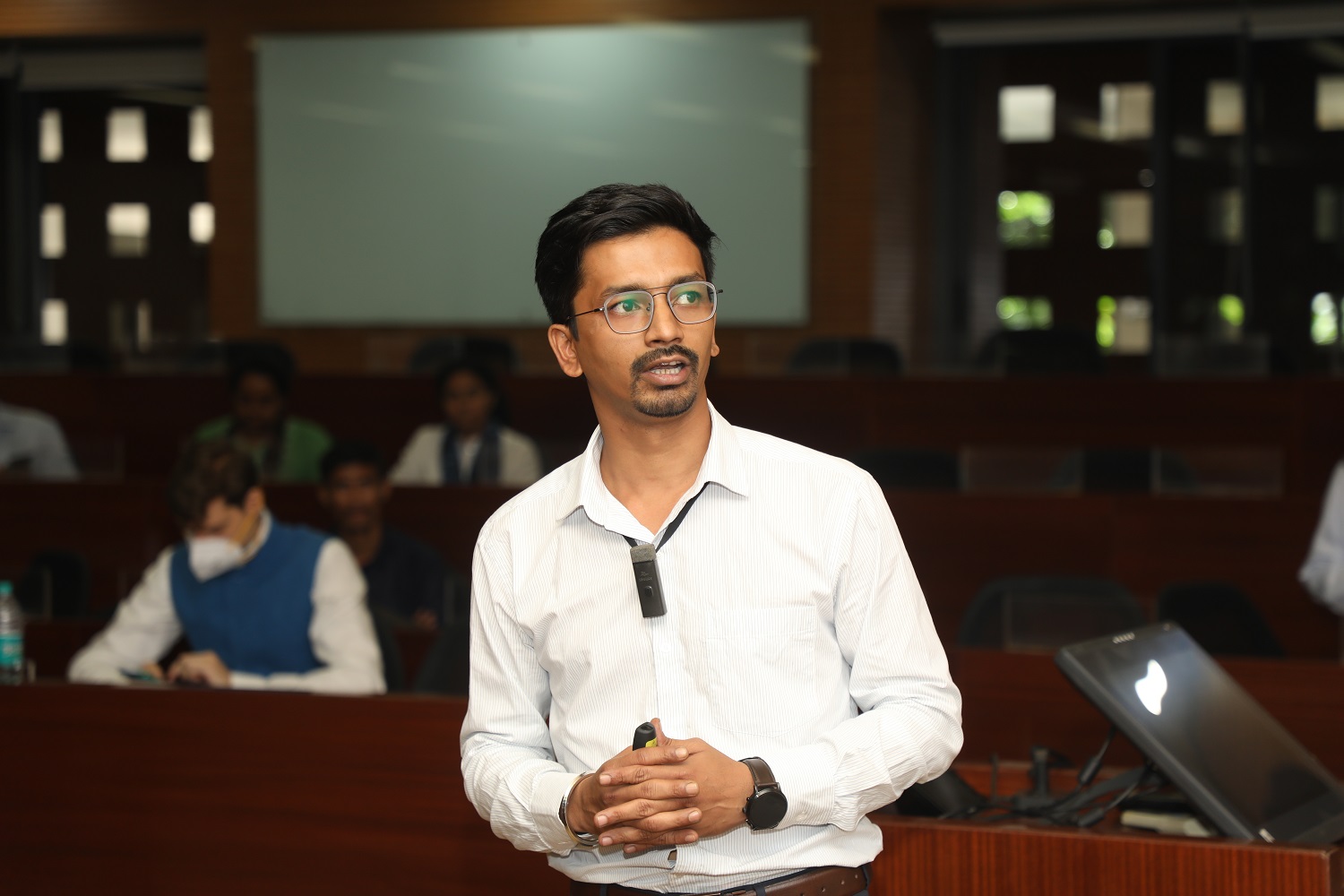 Dr. Atanu Hazarika, Postdoctoral fellow, Department of Economics and Social Sciences, IIMB speaks on  Water use efficiency for sustainable irrigation: A case study of Nonavinakere irrigation tank in Tumkur.
