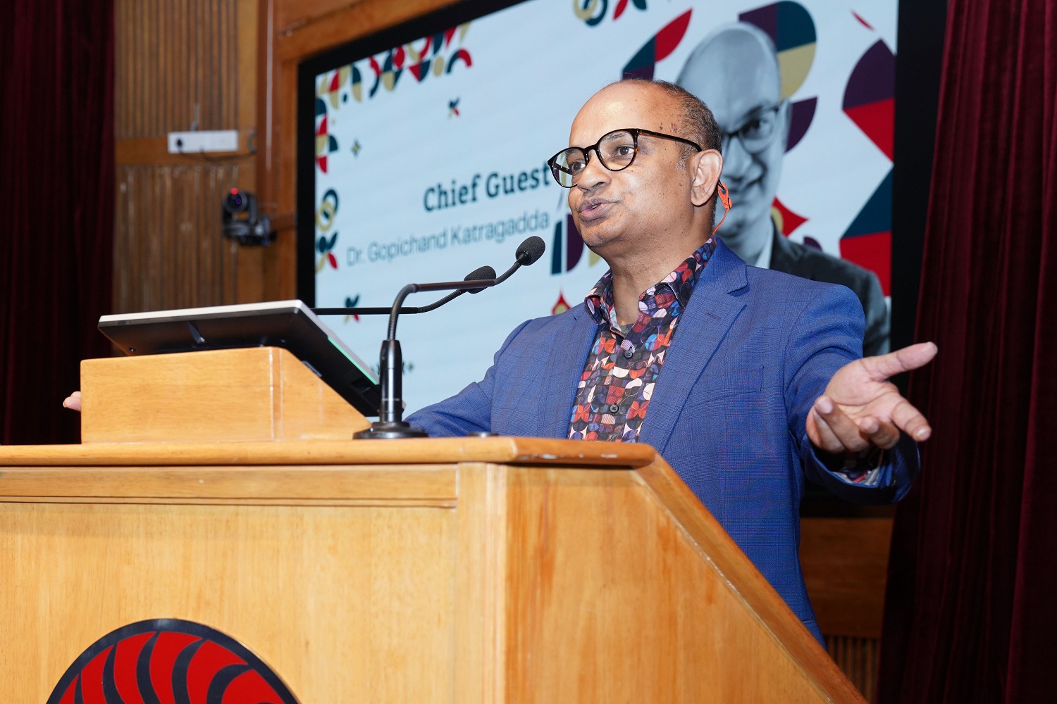 Dr. Gopichand Katragadda delivered the Chief Guest’s address with the cautionary reflection that “A gain for agentic AI should not be a loss for agentic thinkers”.