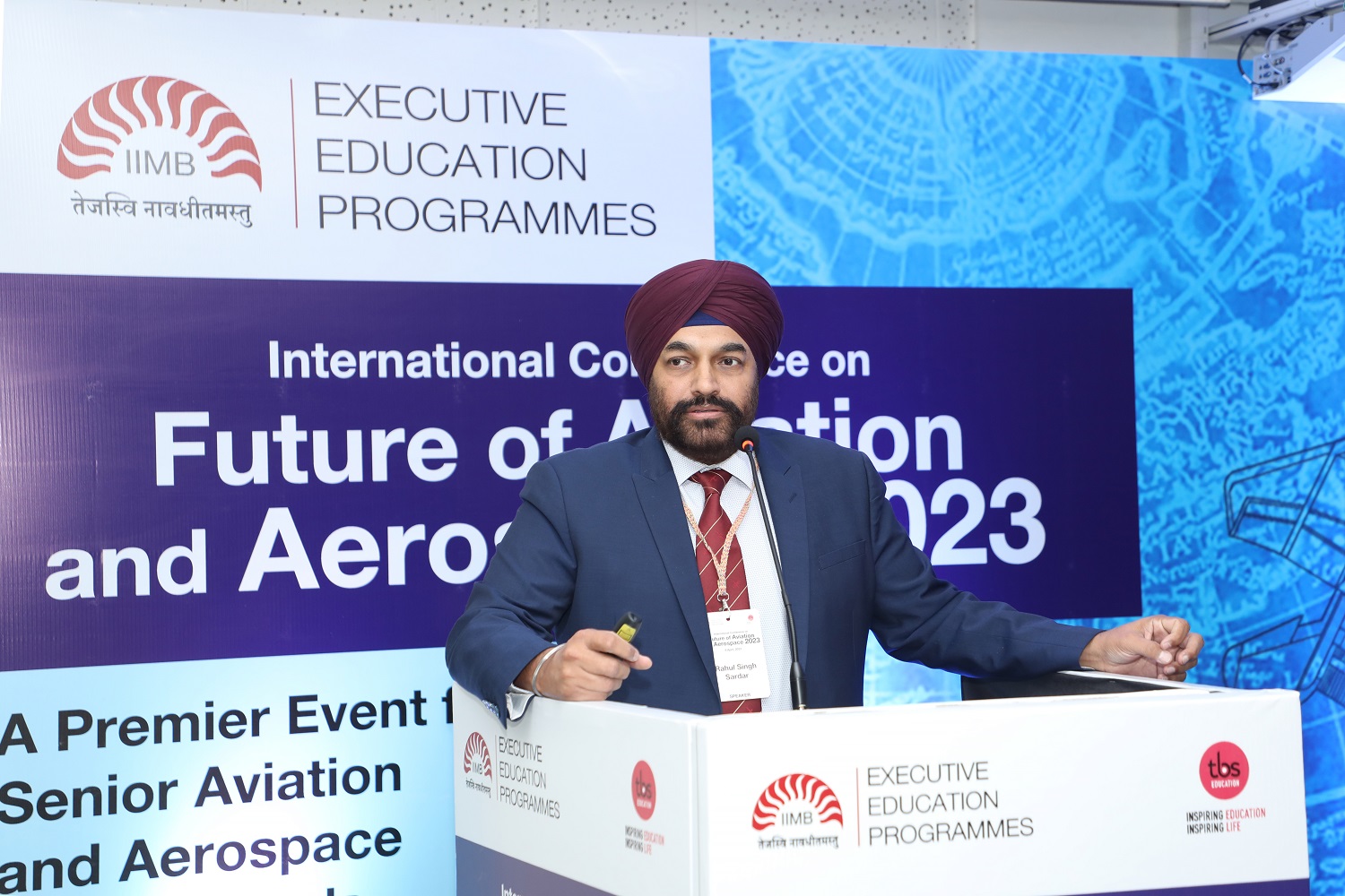 Dr. Rahul Singh Sardar, Co-founder and Director, International Critical Care Air Transfer Team, spoke on 'Future of Technology in Aerospace: Start-ups and Make in India Policy' at FOAA 2023.