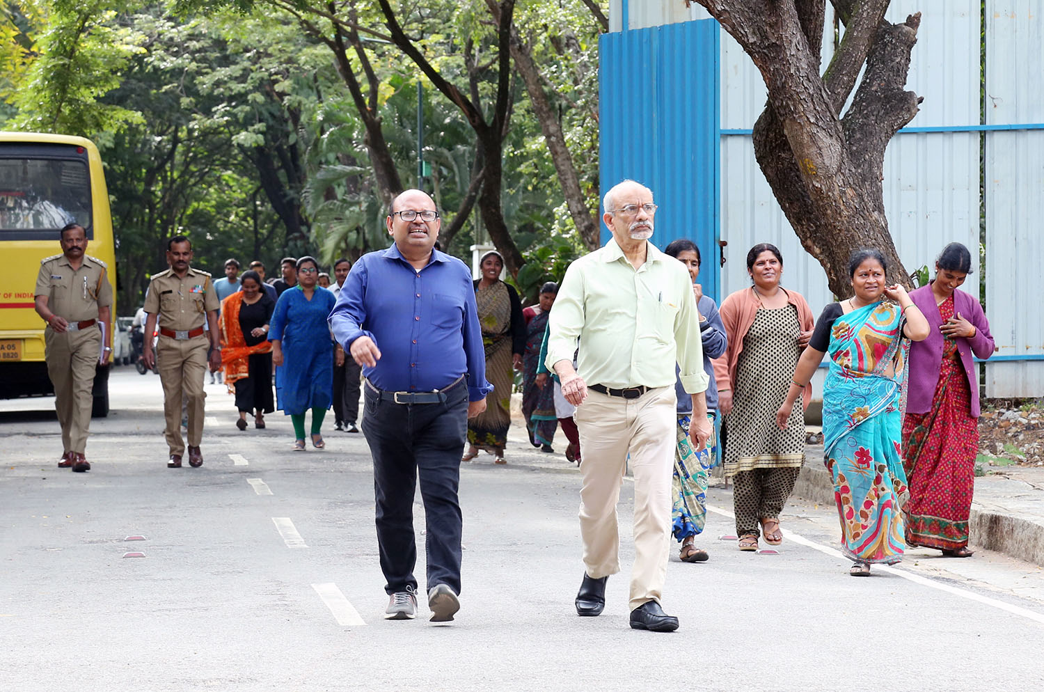 IIMB celebrates the launch of ‘Fit India’ with pledge-taking and a walkathon on campus on August 29