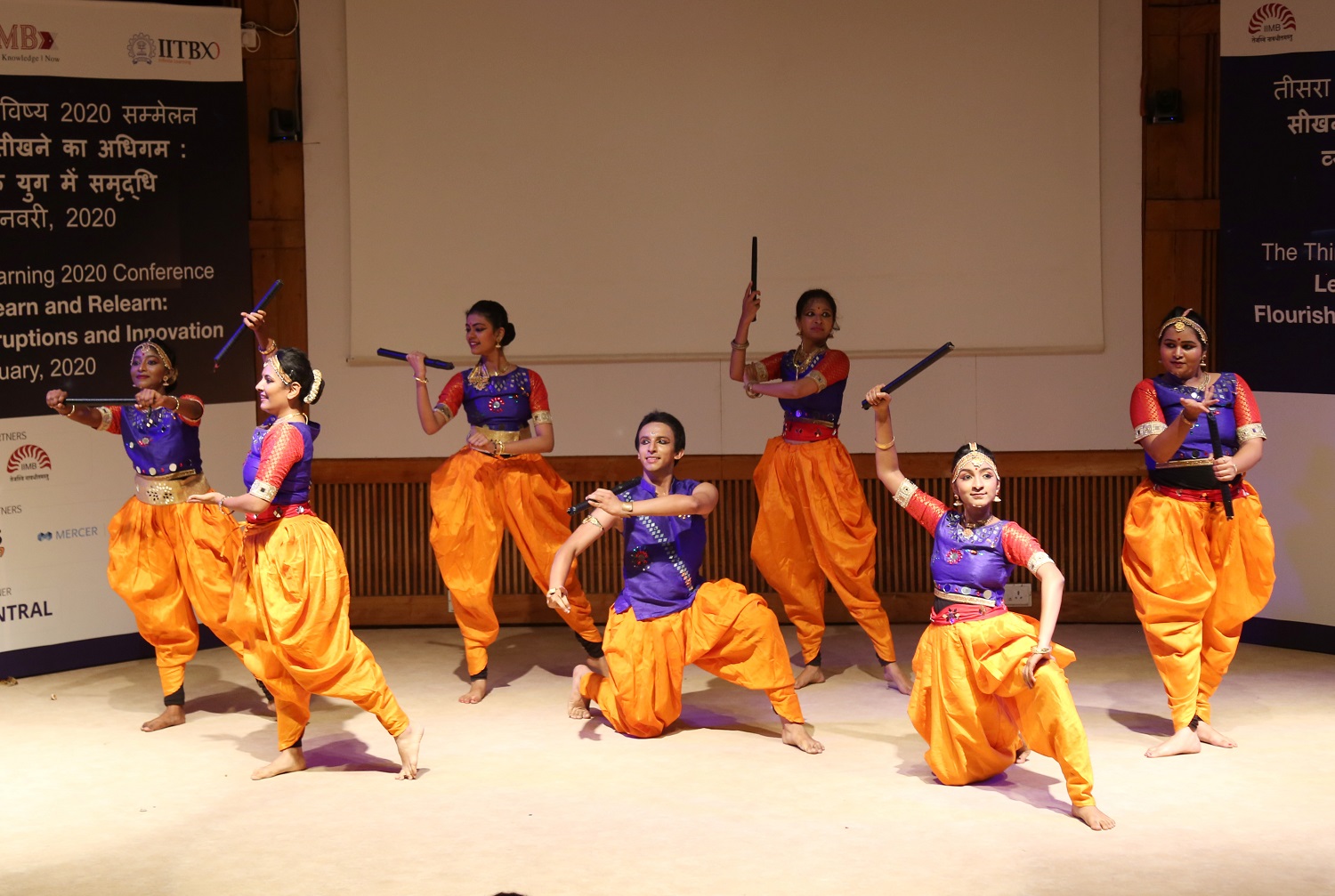 Day One of the Future of Learning Conference draws to a close with a classical dance performance by Kalpana Dance Academy.