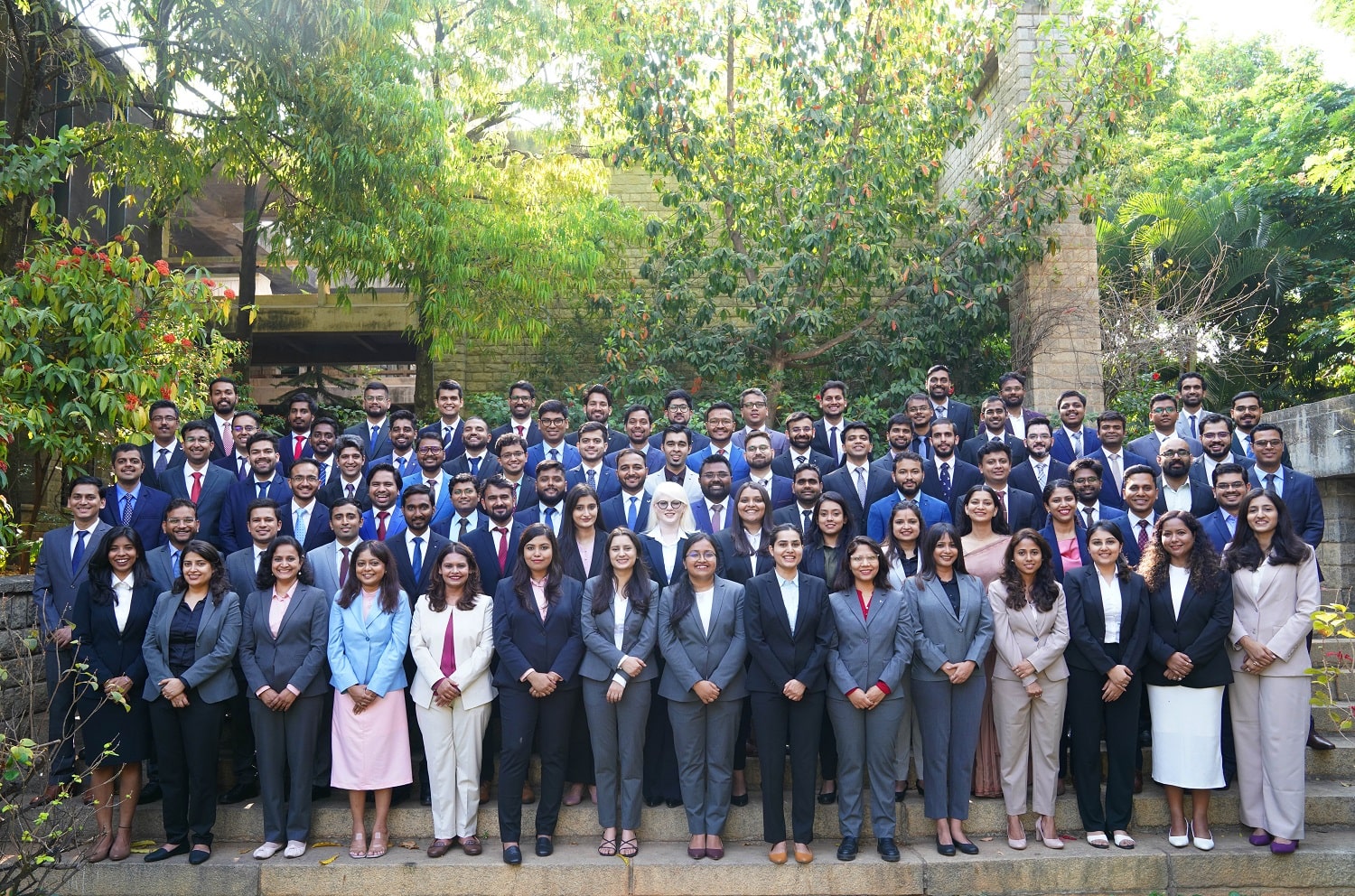 The Executive Post Graduate Programme in Management (EPGP) Class of 2024-2025 at IIM Bangalore, before the inauguration of the batch on 30th March 2024.  