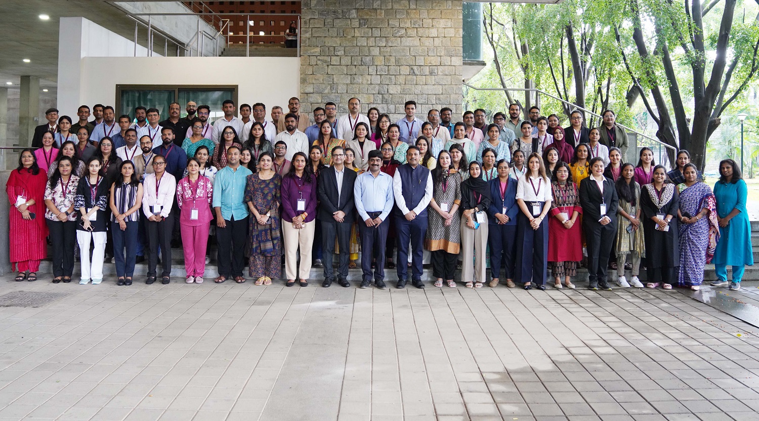  Group photo of faculty and staff of IIMB involved with the workshop, along with the participants. Altogether 97 candidates are taking part in this workshop. 