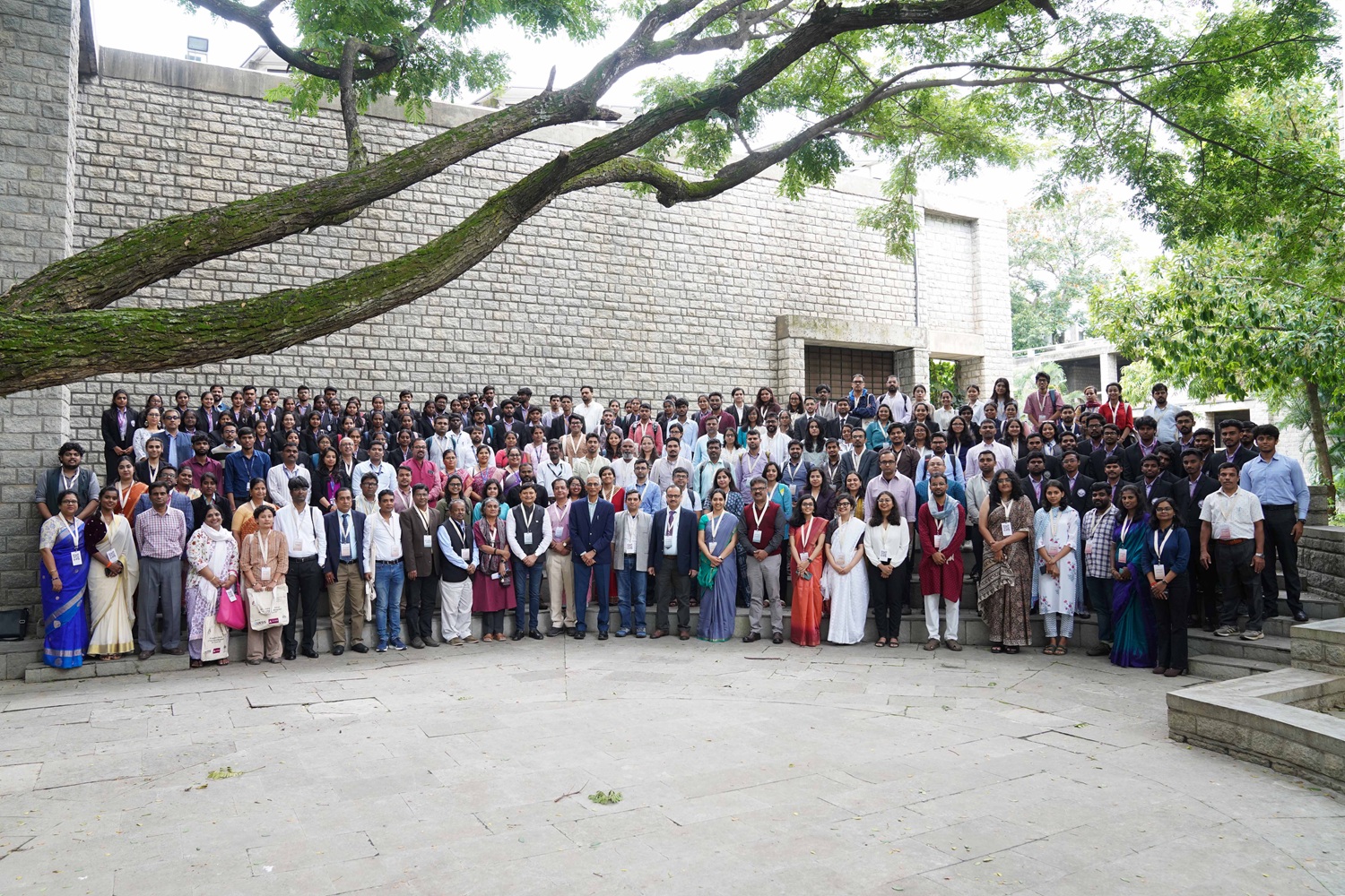 The participants of the 2025 CPP International Conference on Public Policy & Management, along with IIMB faculty, after the inaugural session of the conference on 19th August 2025.