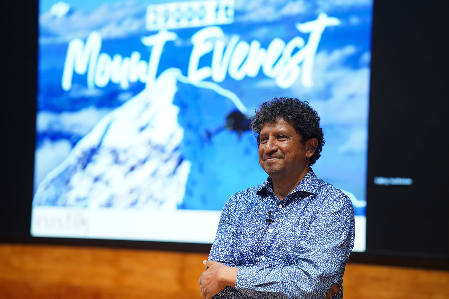 Adventurer, author, documentary filmmaker, serial entrepreneur, and IIM Bangalore alumnus Hemant Soreng shares personal reflections from his successful ascent of Mount Everest in May 2024, during a special address that marked the conclusion of day one of the Climate Innovation Summit 2026.