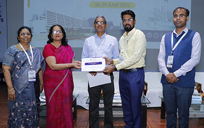 PhD scholar M. Joel Christopher and IIMB faculty win Best Paper Award at ICFMCF 2025 