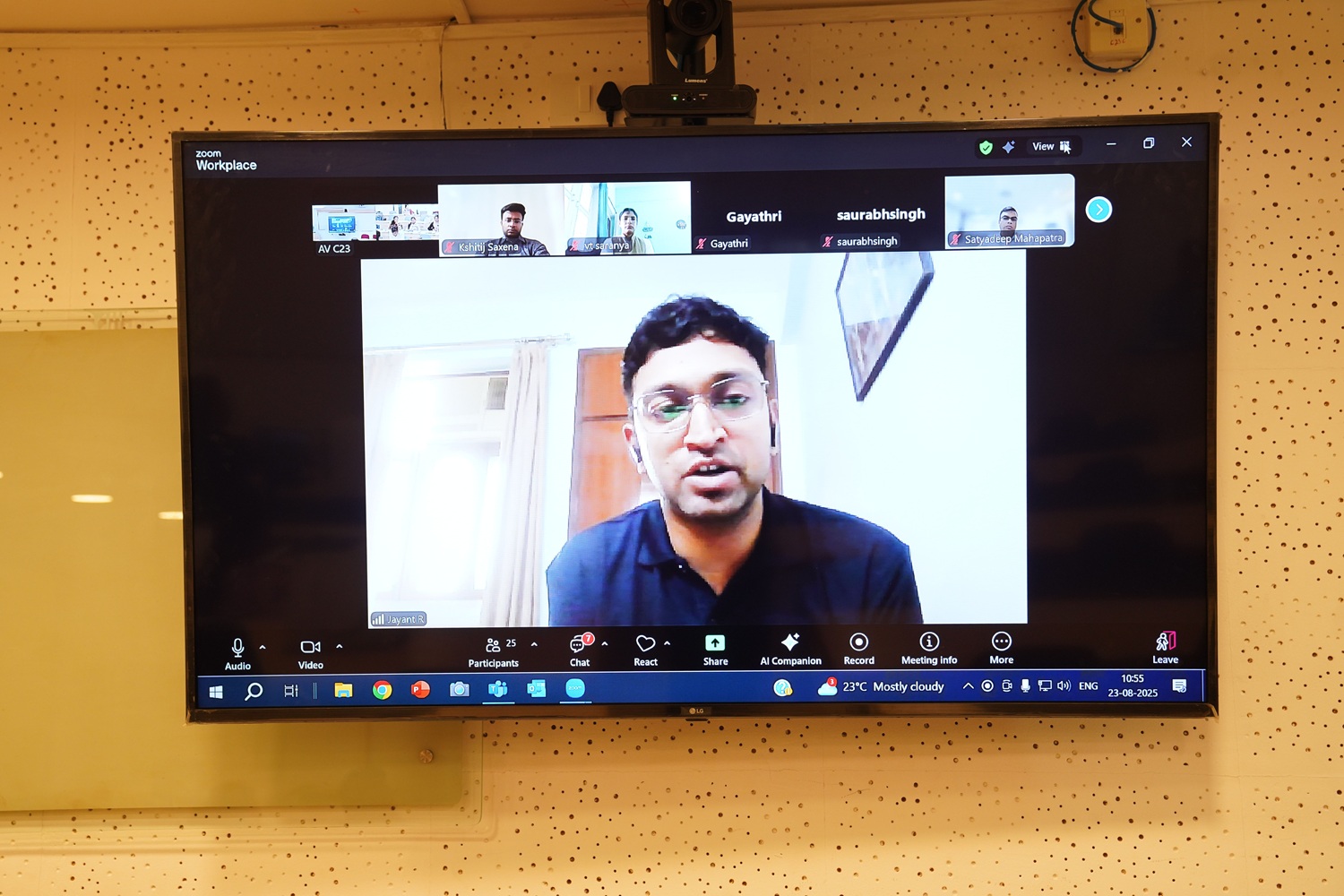 A session by Jayant Ramachandran, PGPPM 2024-25, Class Representative, Director Production units, Ministry of Railways, Government of India.