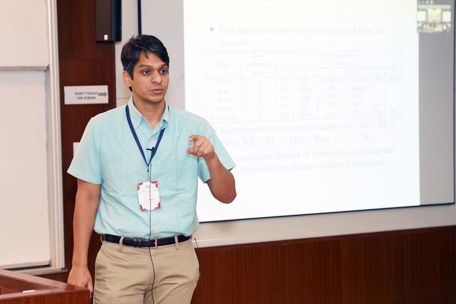 Prof. Jeevant Rampal, IIM Ahmedabad, delivered his findings on ‘Bureaucrat Assignment Mechanisms: Theory and Evidence’.