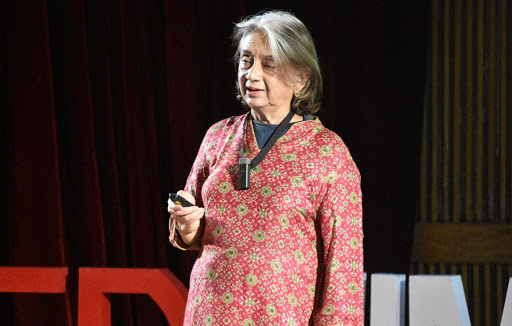 Jyoti K Parikh, Executive Director of Integrated Research and Action for Development IRADe, speaks on the topic, ‘India & Global Negotiations on Climate Change’, at the TEDxIIMBangalore event, on December 21.