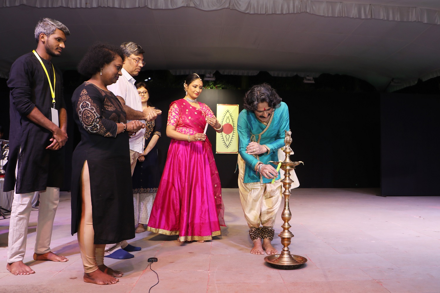 Pt. Rajendra Gangani inaugurates Yamini 2023 at IIMB.