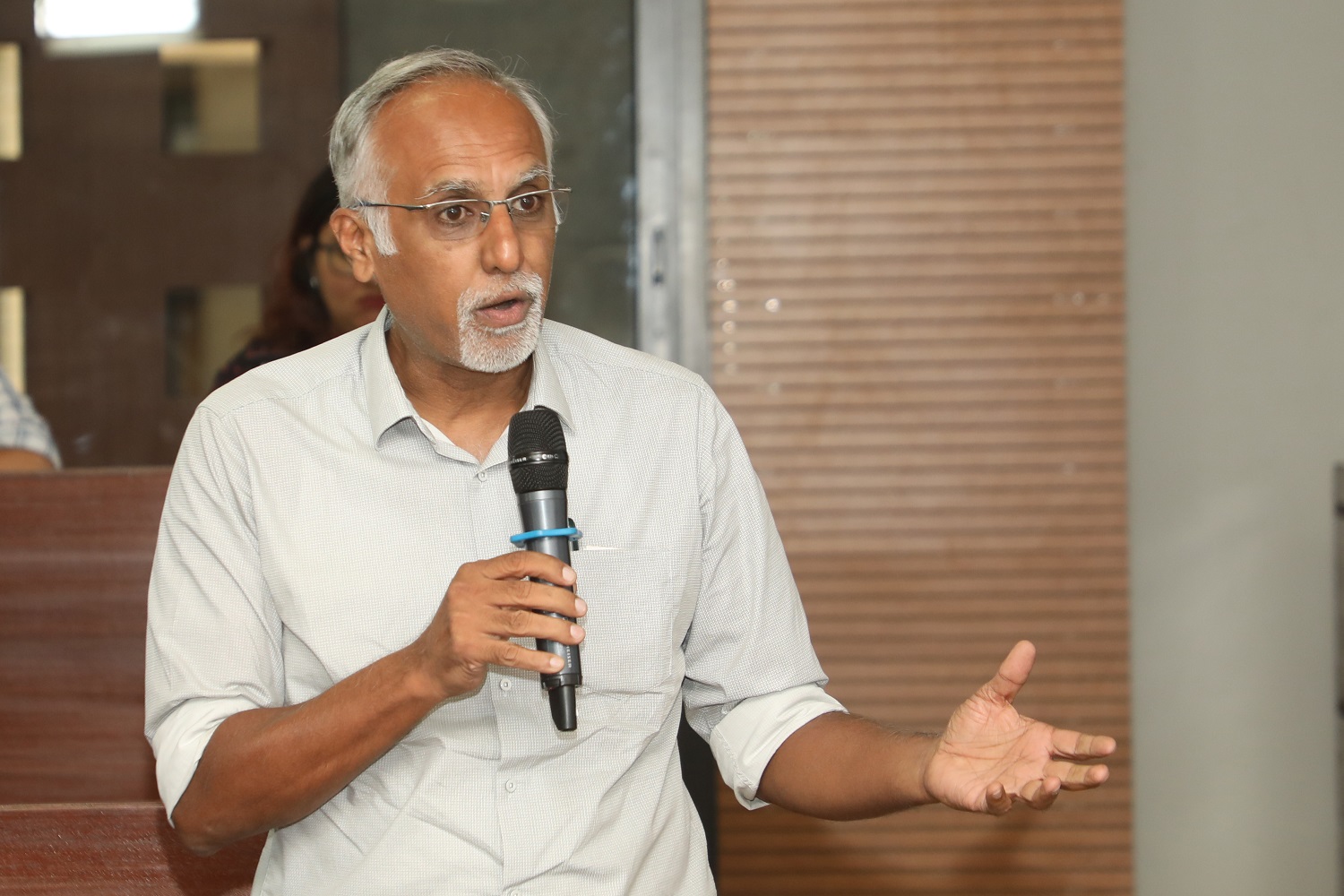 Mr Ashok Rao, from CII, speaks on MSMEs in the State.