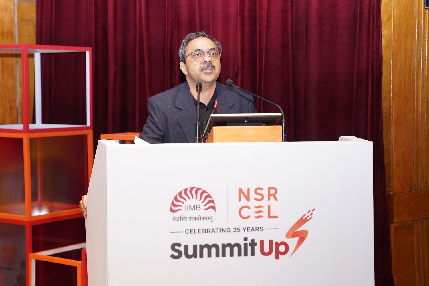 Anand Sri Ganesh, Chief Executive Officer, NSRCEL, speaks about NSRCEL’s growing national footprint, during SummitUp 2025, on 21st November 2025.