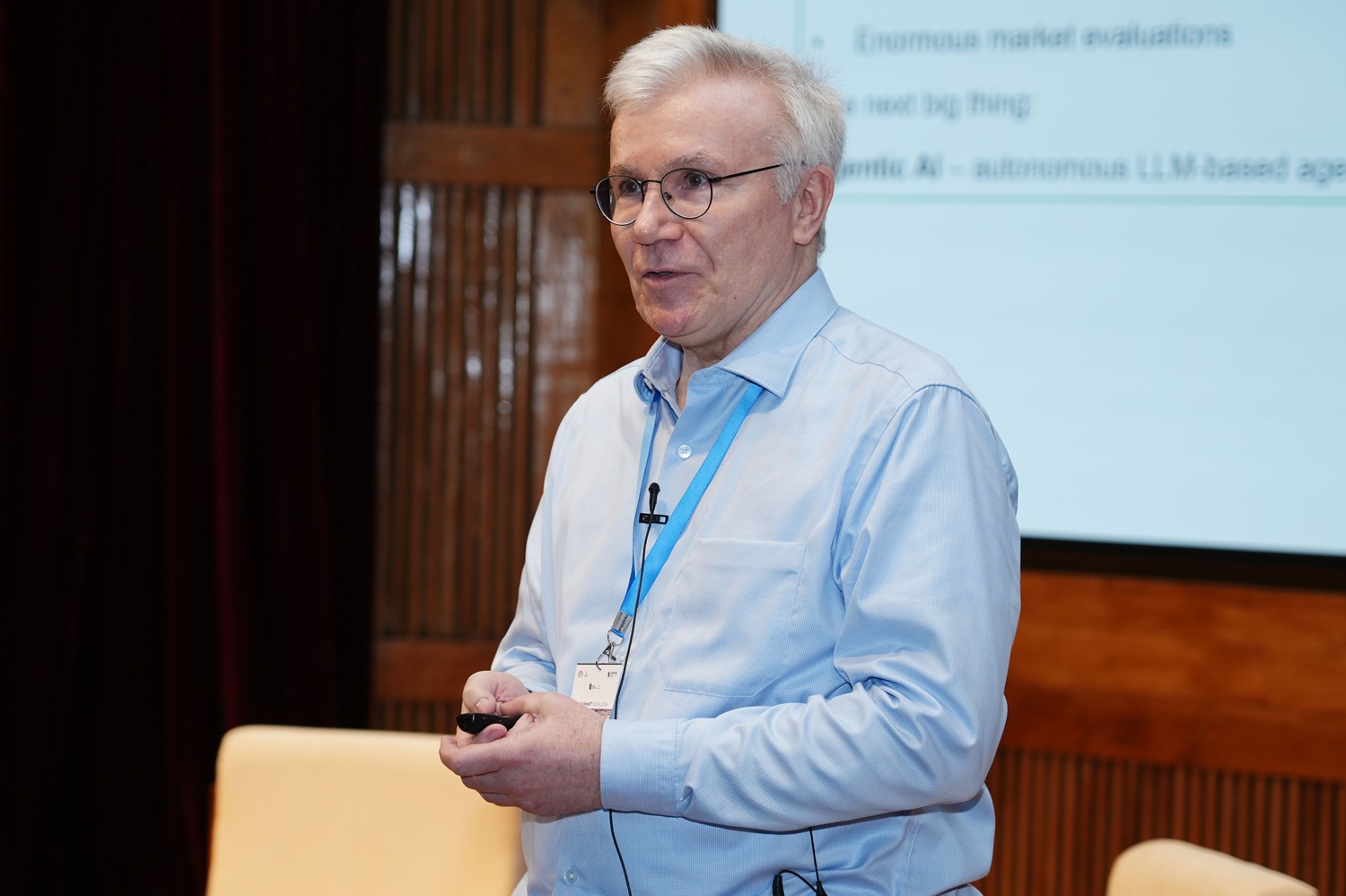 Hans-Bernd Kittlaus, Former ISPMA Chairperson, Founder, CEO of InnoTivum Consulting, spoke on the theme ‘Human Judgment Required – Status of AI and Its Implications for Practice and Education of SPMs’.