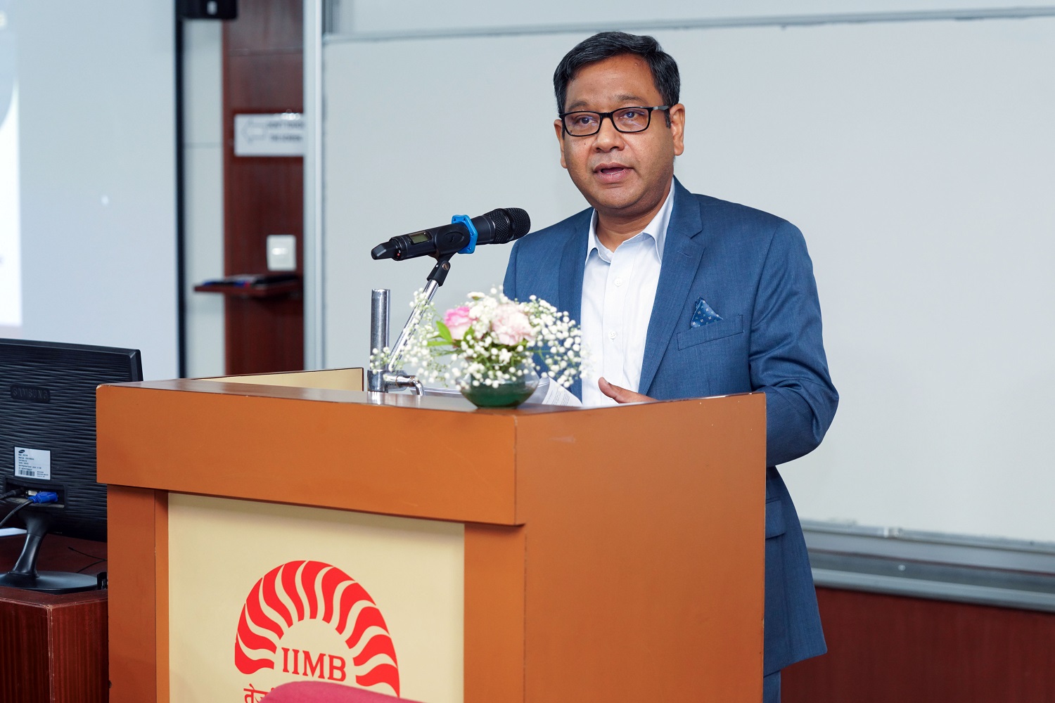 Sabitabrata Banerjee, Partner at PwC India, and EPGP ’12 alumnus, during his inaugural address, advises the batch to “unlearn and learn,” reminding them that growth begins where comfort ends.