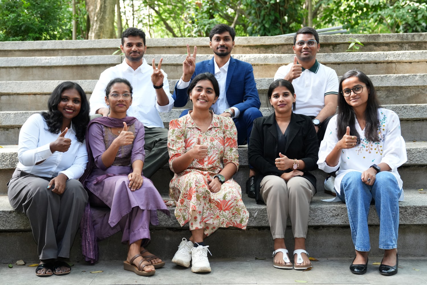 A snapshot of the ninth cohort of the N.S. Ramaswamy Pre-doctoral Fellowship Programme.