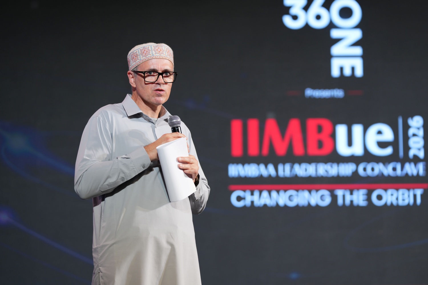 Omar Abdullah, Chief Minister of Jammu & Kashmir, delivers the inaugural keynote, highlighting the role of institutions, resilience and enterprise in shaping India's future. 