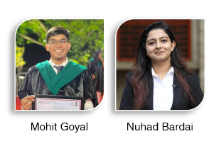 Newly graduated PGP students win Nanyang Technological University-India Connect Fellowships