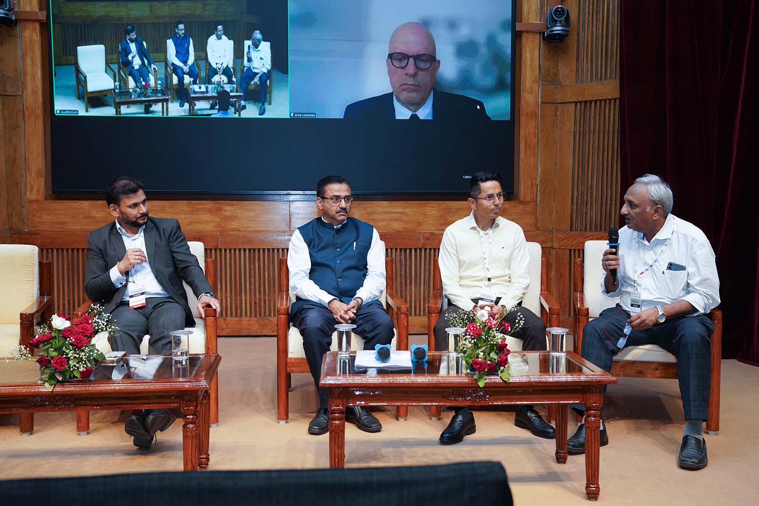 A snapshot from a panel discussion on ‘Power Sector Transformation – Renewables, Storage & Grid Flexibility’.