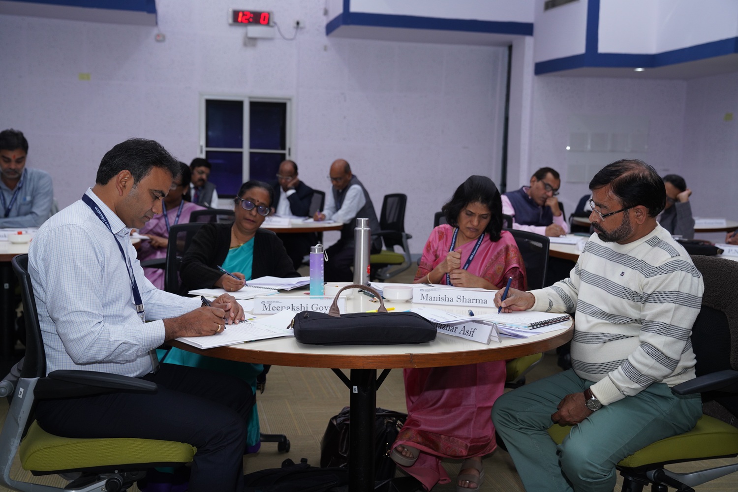 The ‘Academic Leadership Programme’ participants engage in group exercise, facilitating peer networking and knowledge sharing.