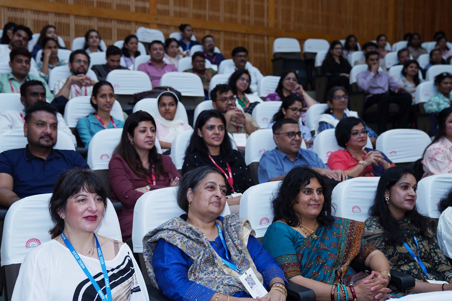 A section of the audience on Day 3 of the Human Resources International Conference 2026, held at IIMB.