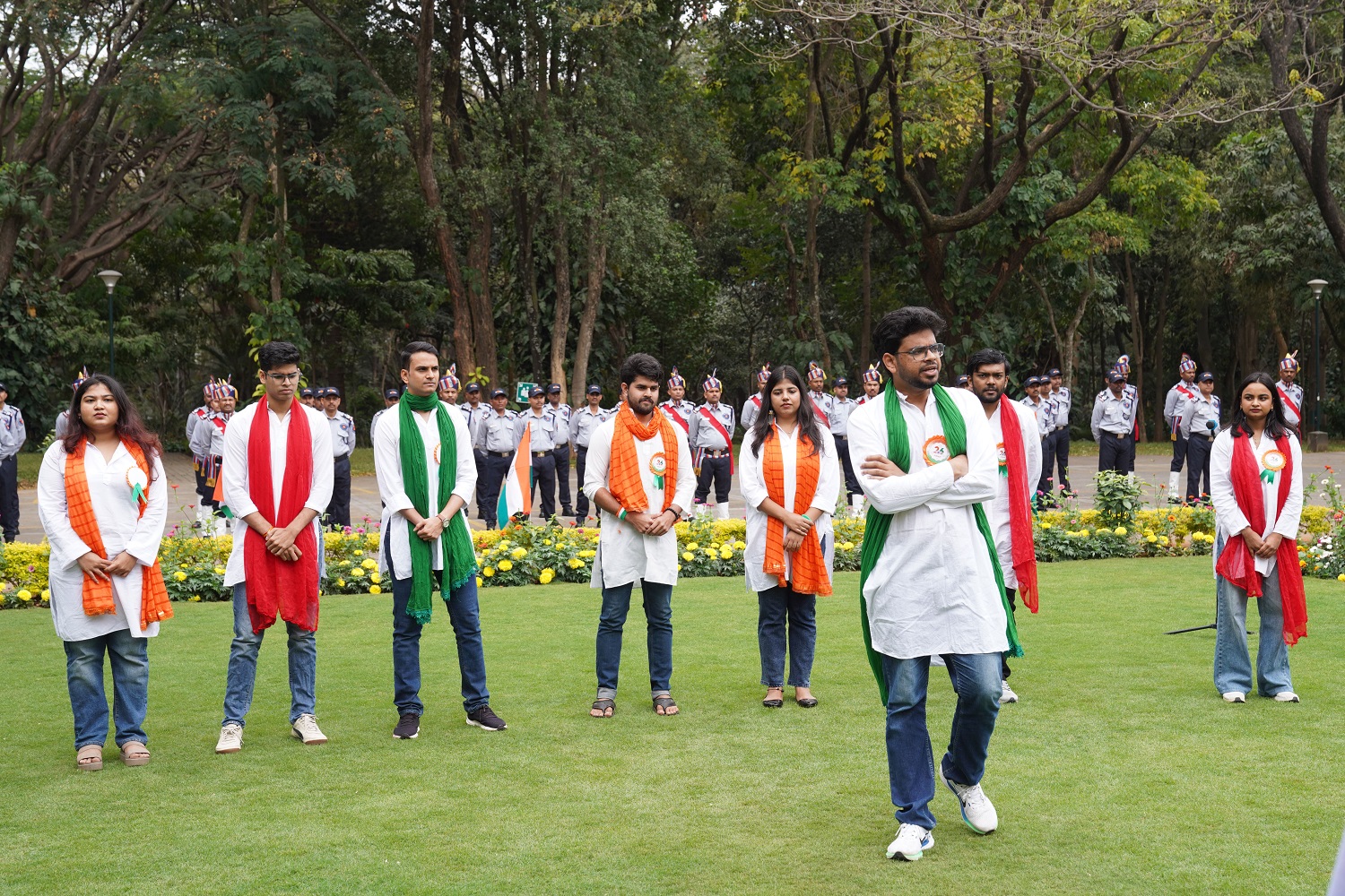The street play by students of the drama club ‘Goonj’ themed on, ‘Swachh Bharat Abhiyan’.