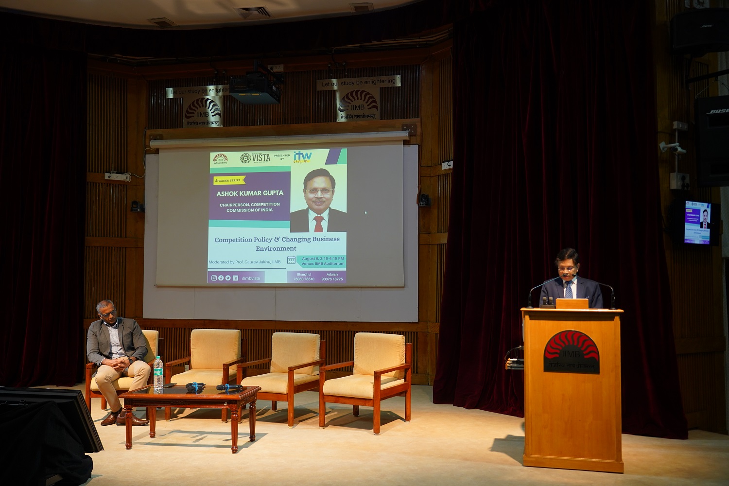 In conversation with Dr. Gaurav Jakhu, faculty from the Economics & Social Sciences area at IIMB, during Vista 2022, Ashok Kumar Gupta, Chairperson, Competition Commission of India (CCI), shared his thoughts on the prevailing competition policy and its implications in the changing business environment.