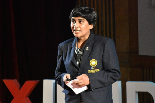 Pragnya Mohan, athlete, speaks on the topic, ‘Business Lessons from Sports’, at the TEDxIIMBangalore event, on December 21.