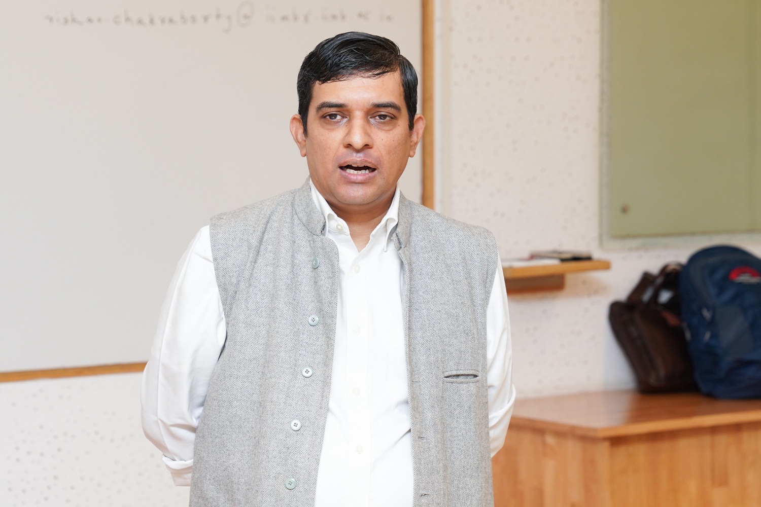 Prof. Arnab Mukherji, Chairperson, Master of Management Studies (Public Policy) – PGPPM, in his welcome address, highlighted the uniqueness of the programme.