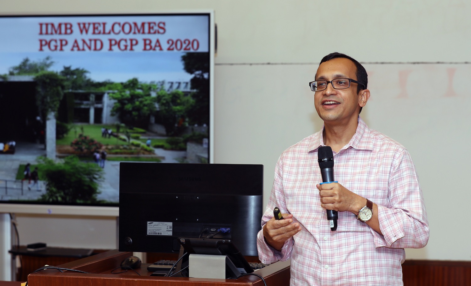 Prof. Ashis Mishra, Chair, Admissions & Financial Aid,  introduces PGP & PGPBA 2020.