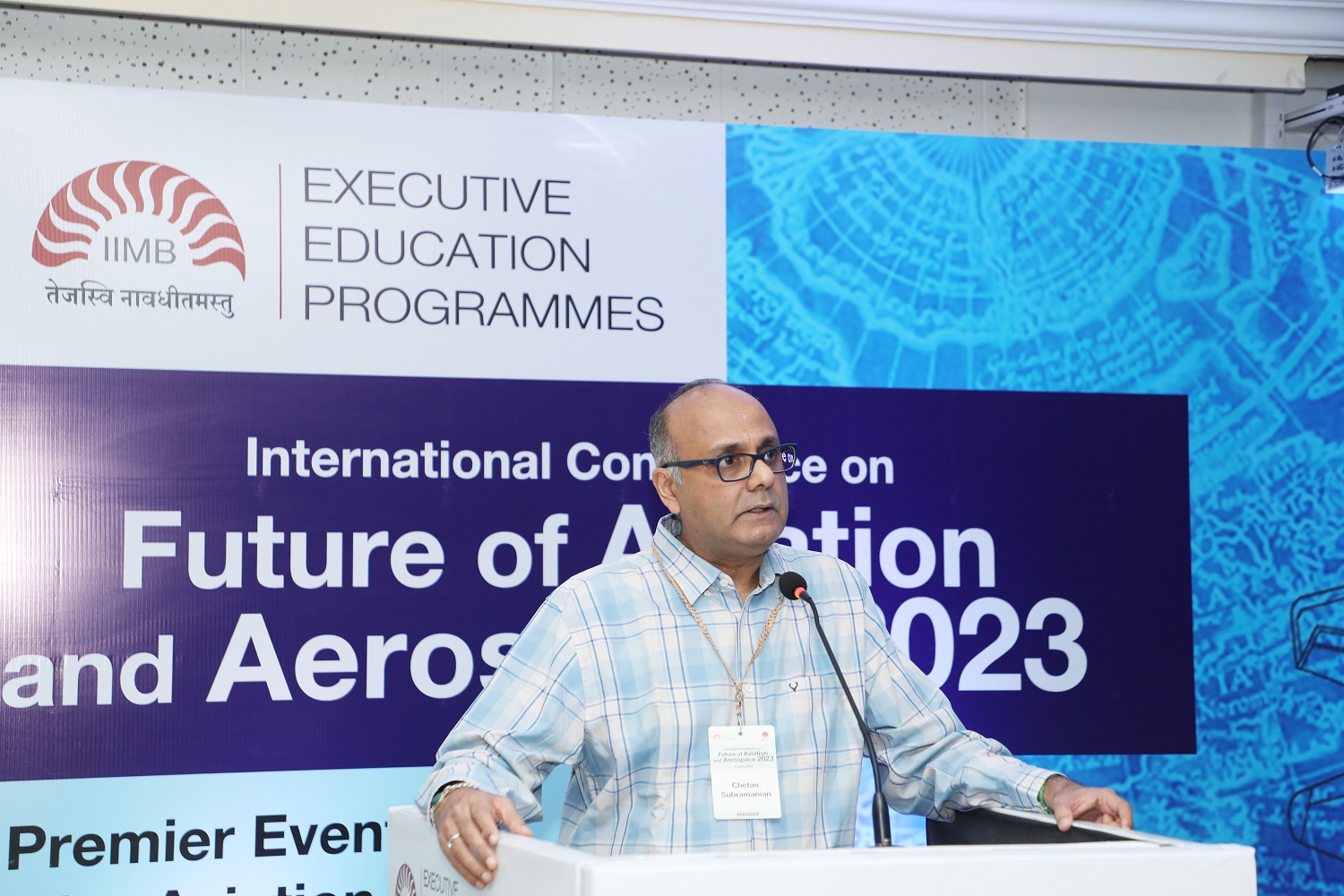 Prof. Chetan Subramanian, Dean, Faculty and faculty from the Economics area, IIMB speaks on 'The Impact of Macroeconomic Environment on Aviation and Aerospace'.