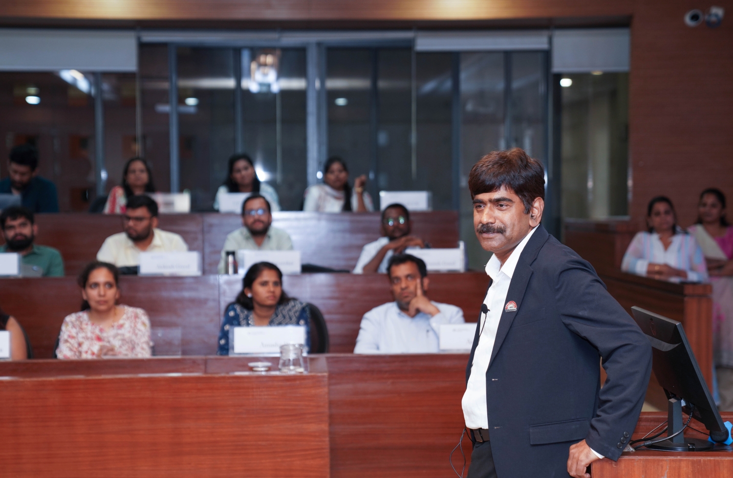 Prof. U Dinesh Kumar, Director-in-charge, IIMB, emphasizes the importance of rigorous academic research in an increasingly AI-driven world during his valedictory address.