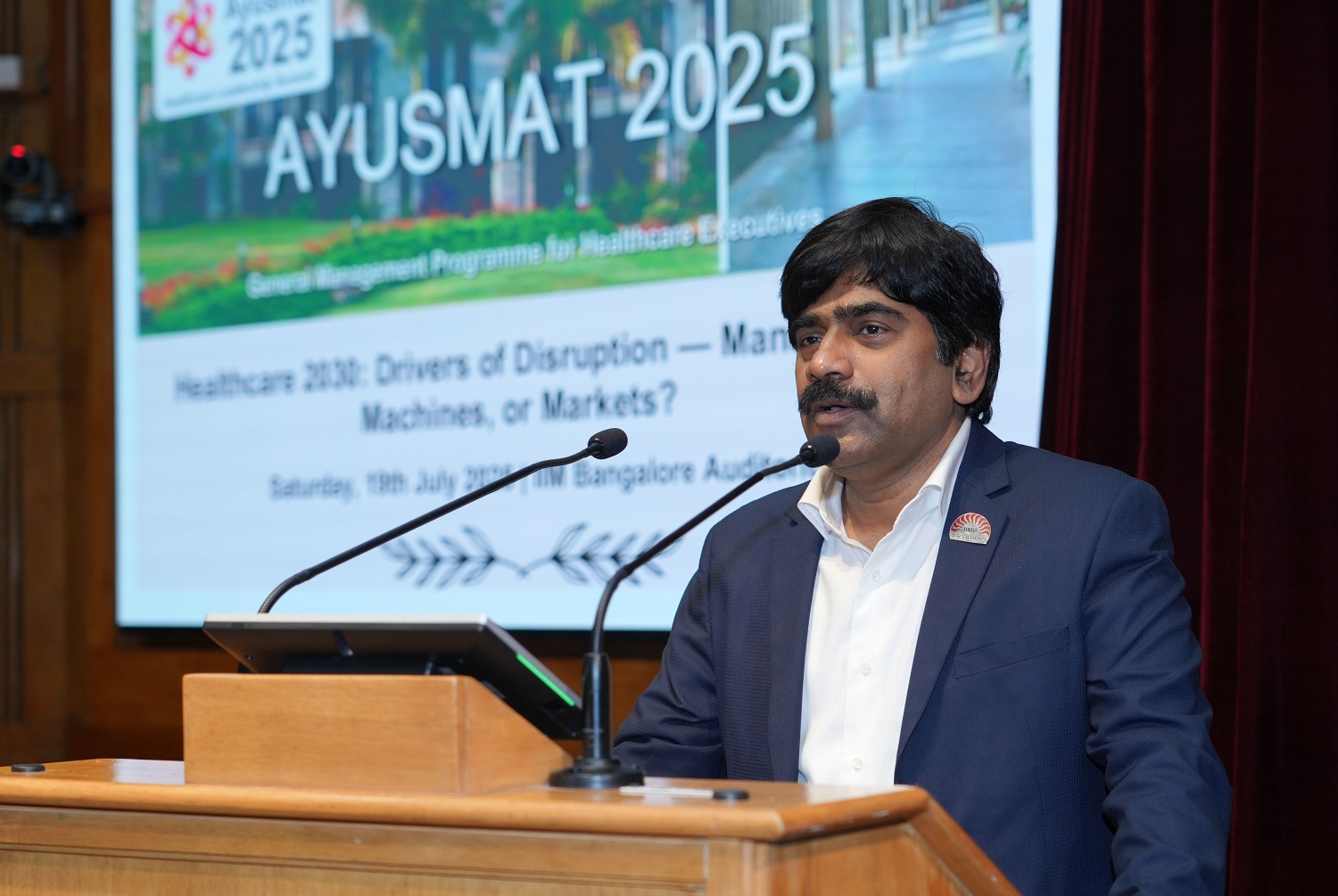 Prof. Dinesh Kumar, Director-In-Charge, IIMB, welcomed a cross-section of stakeholders, including healthcare leaders and administrators, policymakers, technologists, startup entrepreneurs and scholars to the fifth edition of the annual summit.