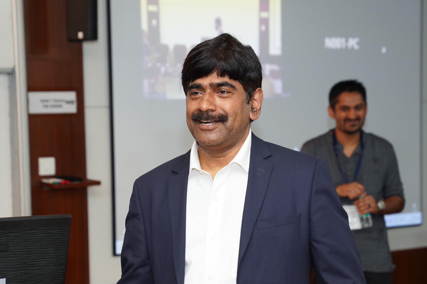 Prof. U Dinesh Kumar, Director In-charge, IIM Bangalore, delivers the inaugural address at the ‘Symposium on Network Economics’ at IIM Bangalore, on 29th August 2025.