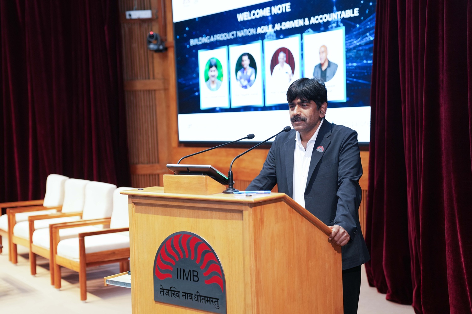 Prof. U Dinesh Kumar, Director In-charge, IIMB, delivered the welcome address.