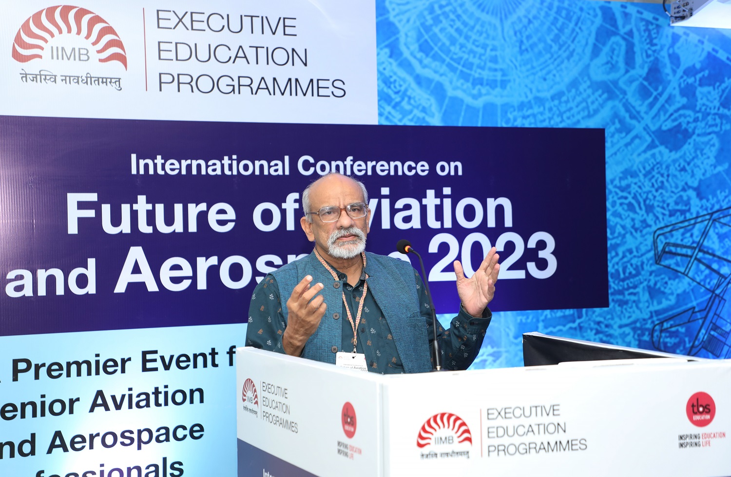 Prof. G Raghuram, Former Director, IIMB, spoke on 'Future of Airport Privatization' at FOAA 2023.