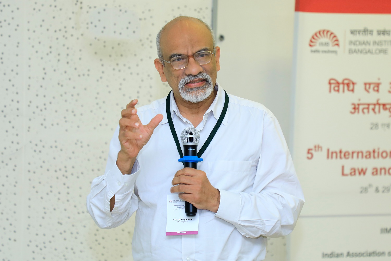 Prof. G. Raghuram, Director, IIMB, delivers the inaugural address at ICLE 2019