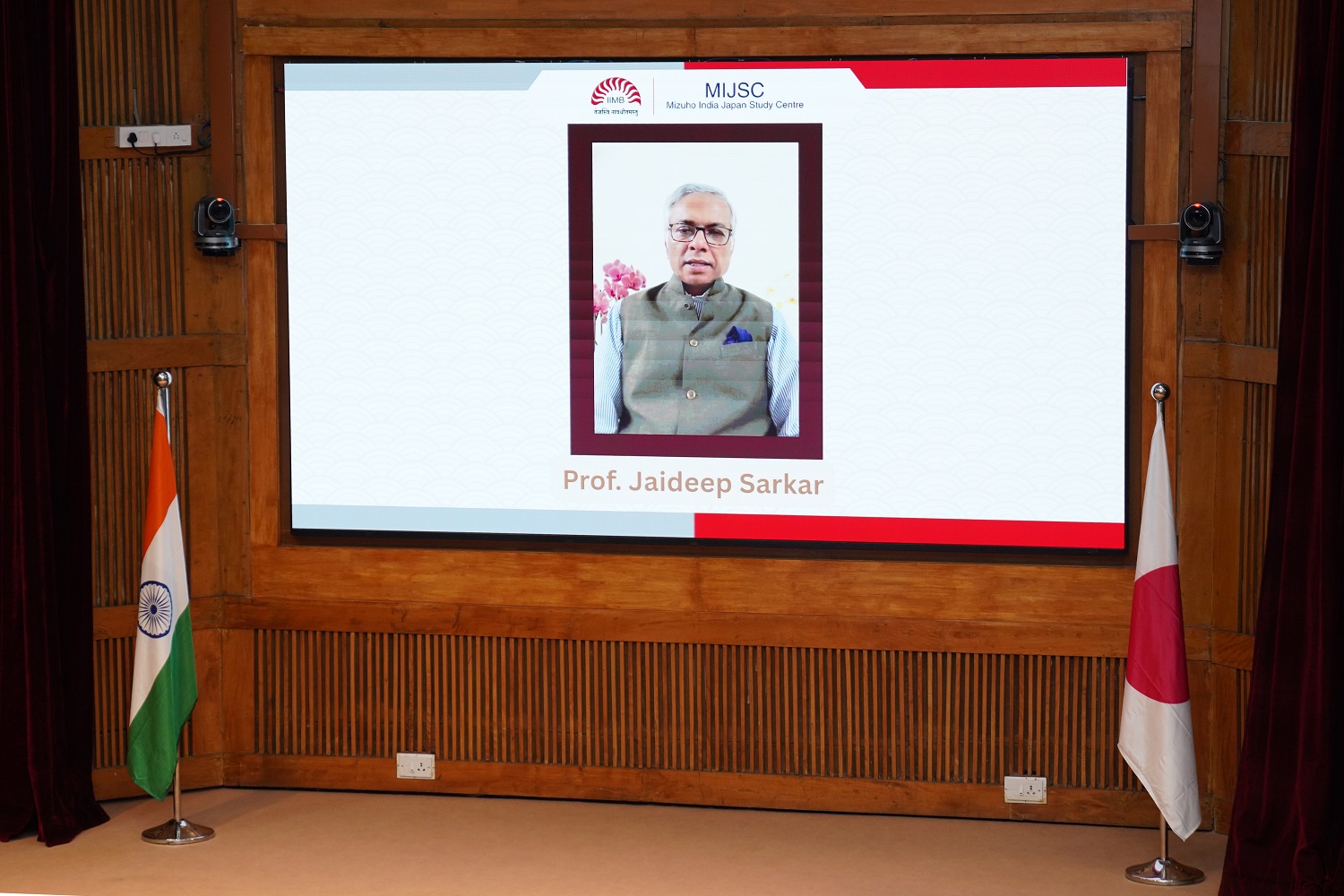 In his welcome address, Prof. Jaideep Sarkar, Chairperson, MIJSC, emphasized the Centre’s role in fostering business, academic, and cultural connections between India and Japan.